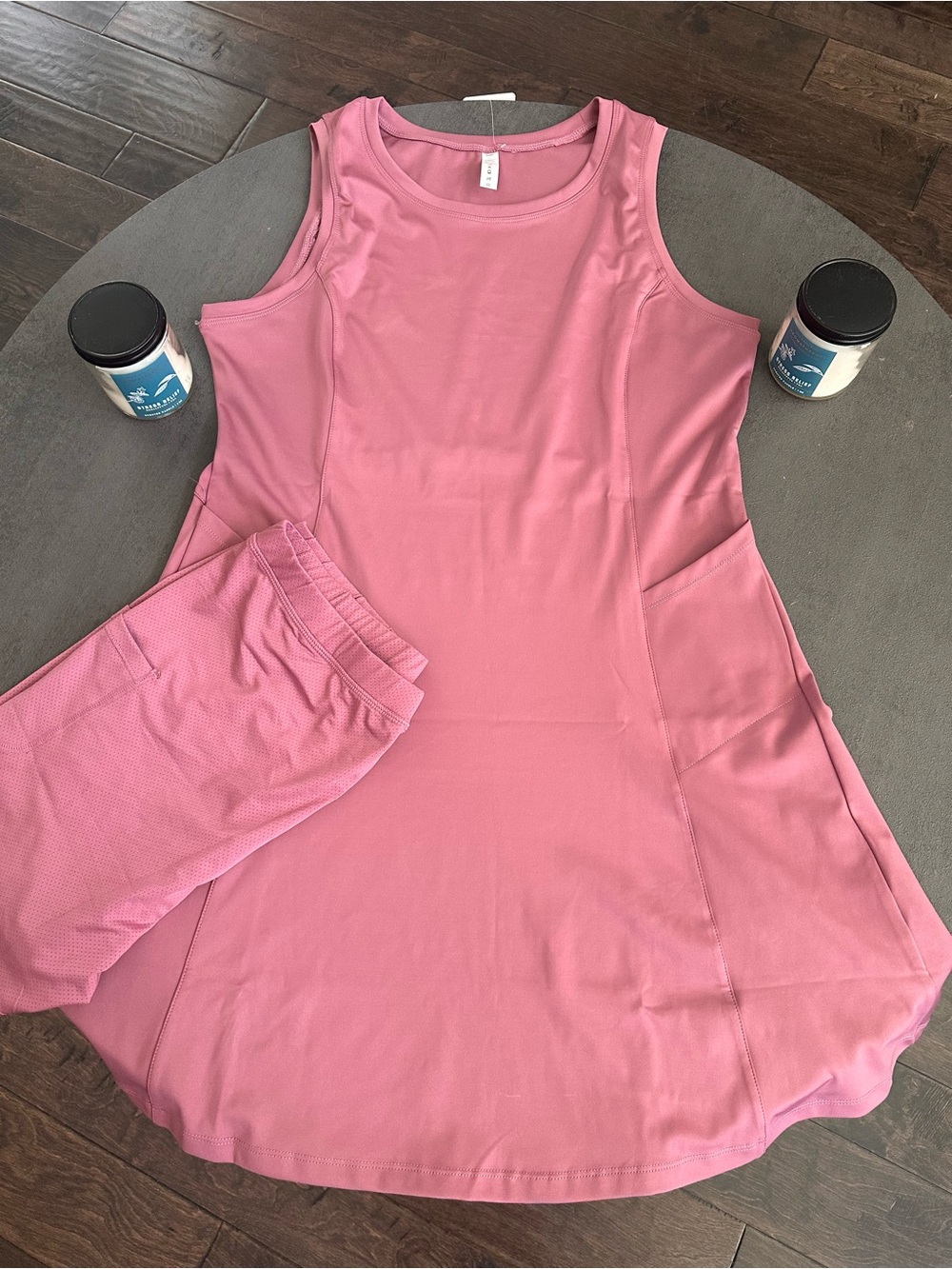 Comfort Stretch Sleeveless Pink Dress